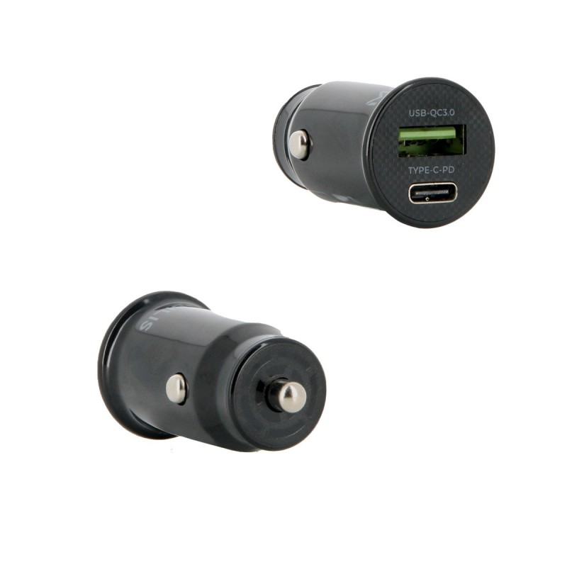 Car Charger 1 USB A / 1 USB C Quick charge
