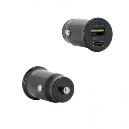 Car Charger 1 USB A / 1 USB C Quick charge
